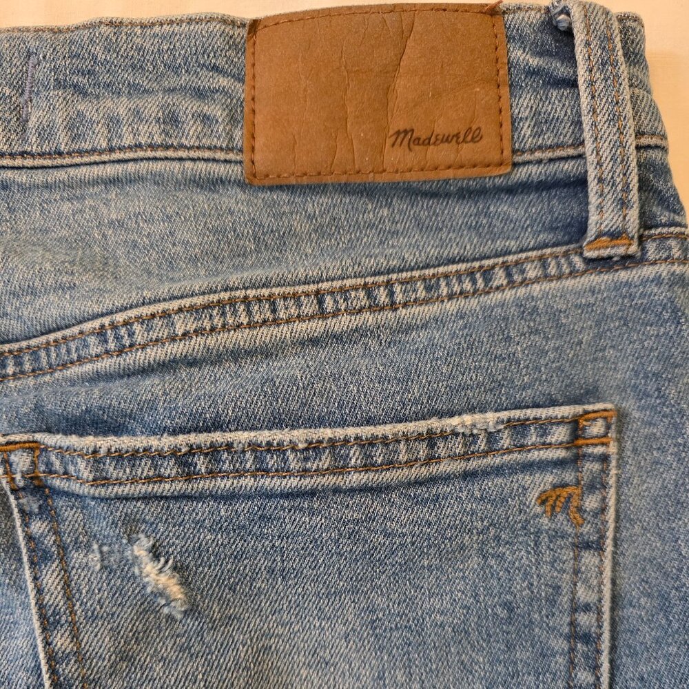 Madewell "The Perfect Vintage Jean" Distressed Denim Women's Jeans, Size 25 - Picture 3 of 9